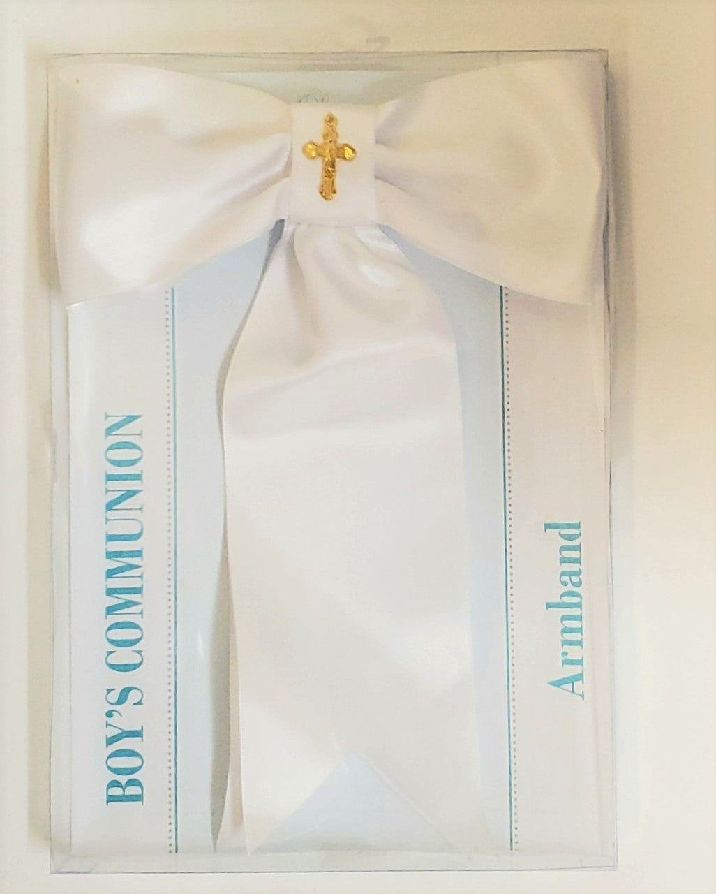 First Communion Armband with Crucifix Pin