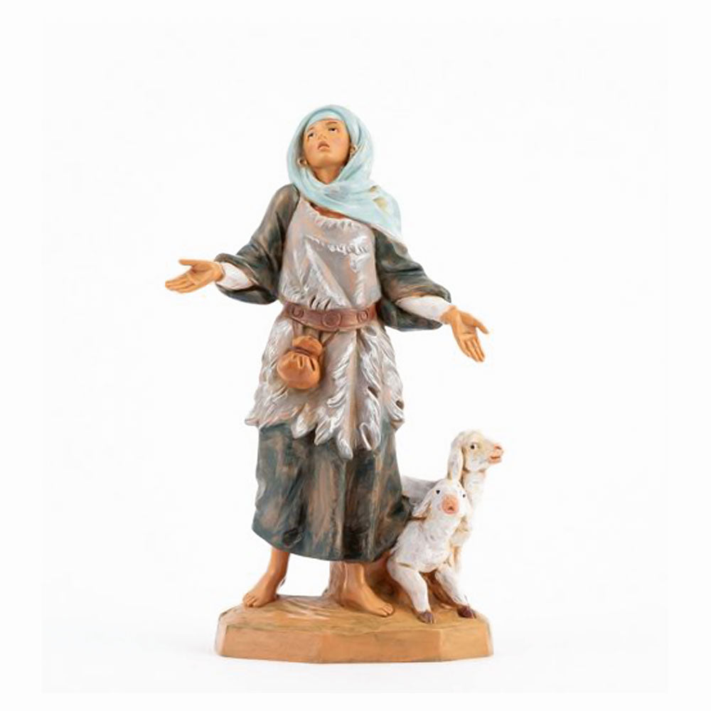 Elisabeth, the Shepherdess  7-1/2" scale Fontanini Figure no. 54815