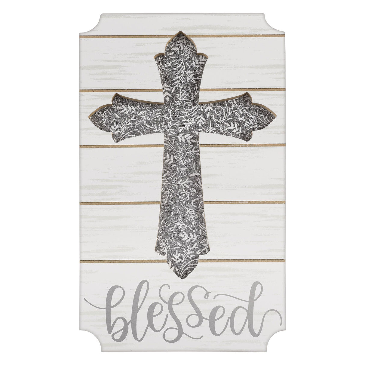 Cross Blessed Sign Plaque