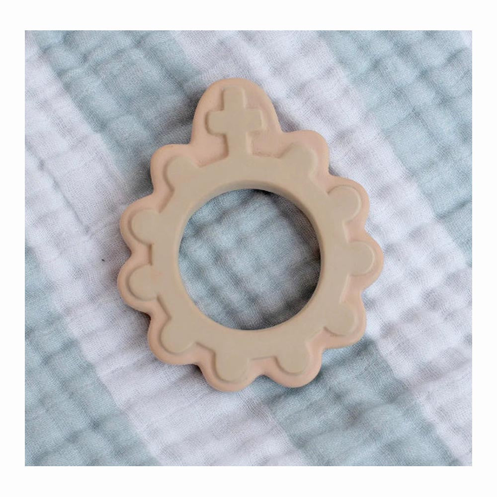 Dusty Pink 1st Rosary Baby Teether