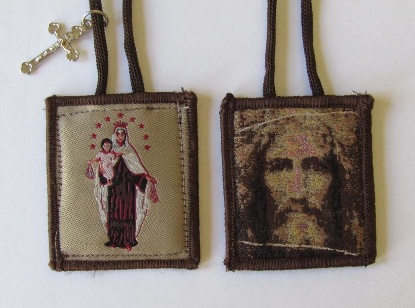 Holy Face Brown Scapular