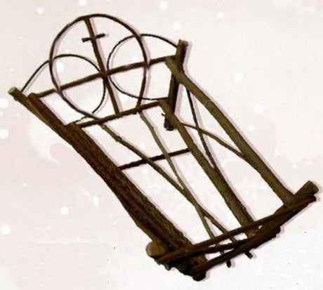 Wood Crib for 12 inch Infant Jesus Statues