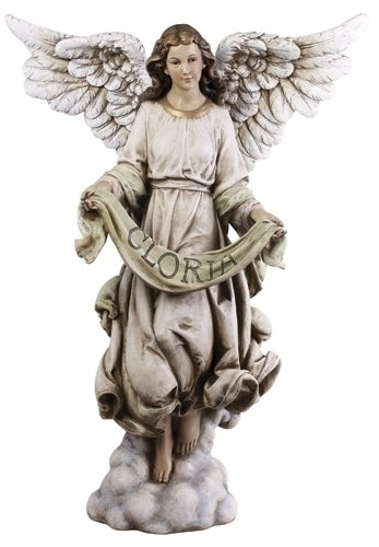 Full Color Gloria Angel Garden Figure - 38 inch Scale