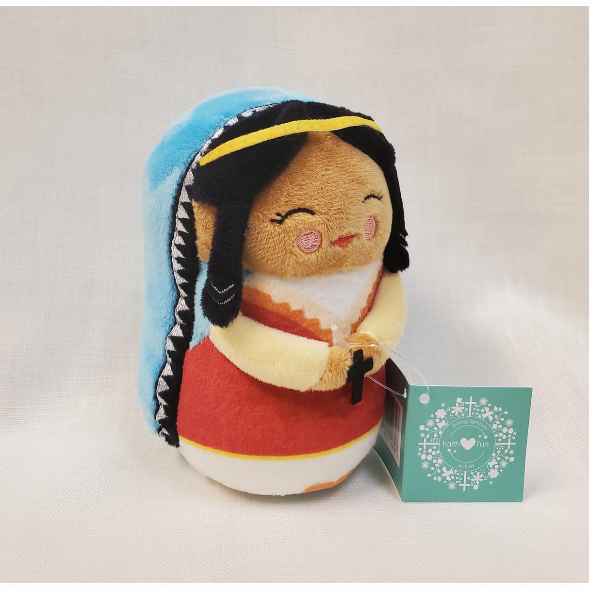 Mini St Kateri Tekawitha Plush Shining Light Doll