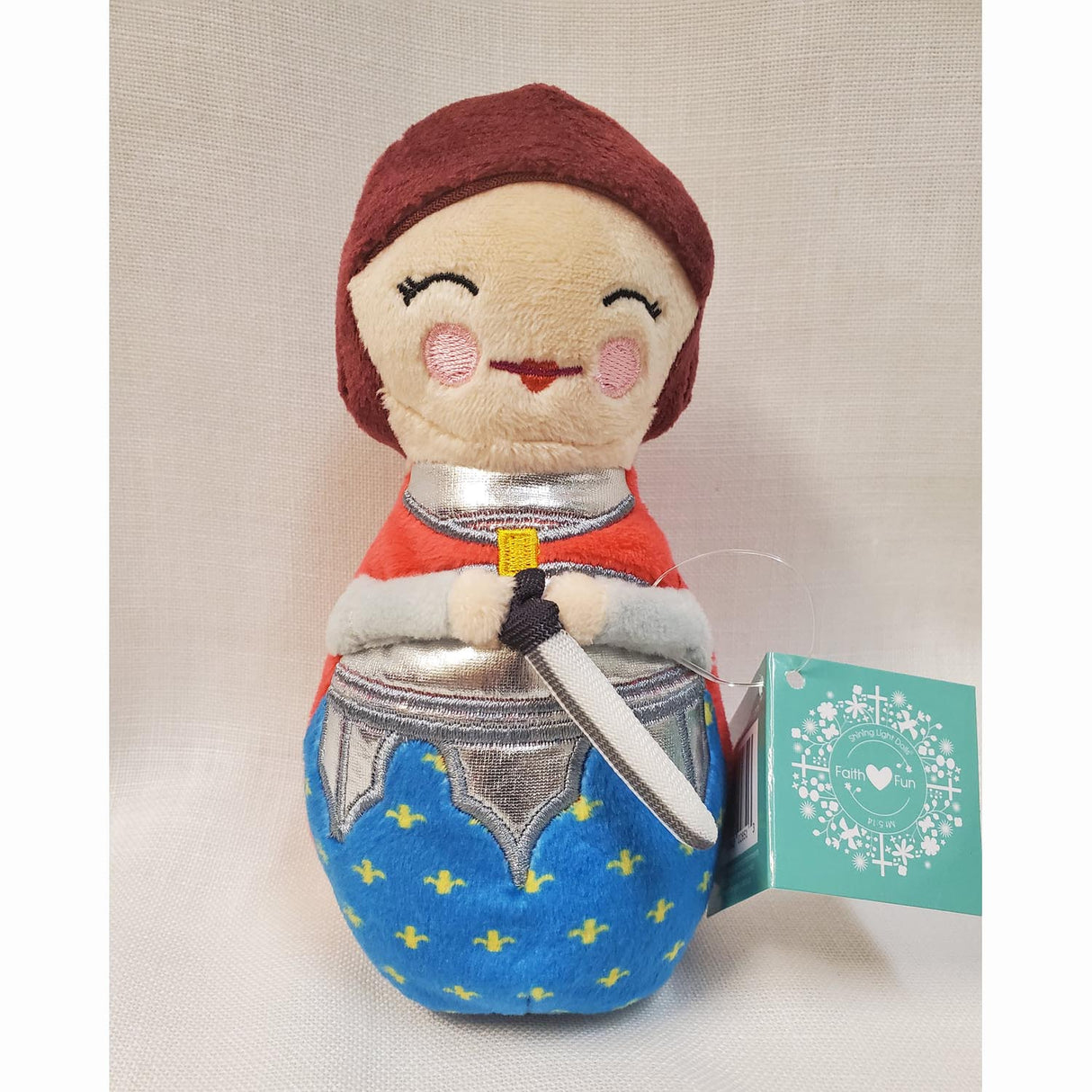 Mini St Joan of Arc  Plush Shining Light Doll