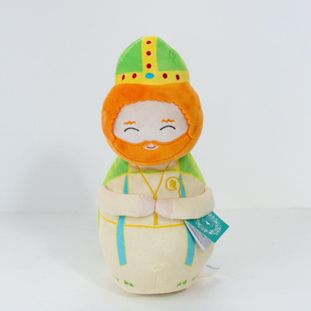 Mini St Patrick Plush Shining Light Doll