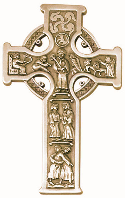 8 inch Bronze Finish True Celtic Cross
