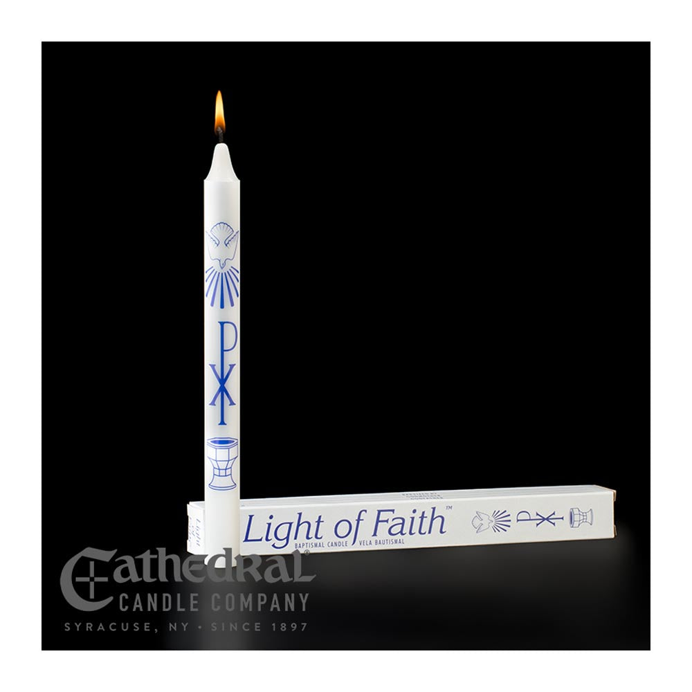 Light of Faith Baptism Candle