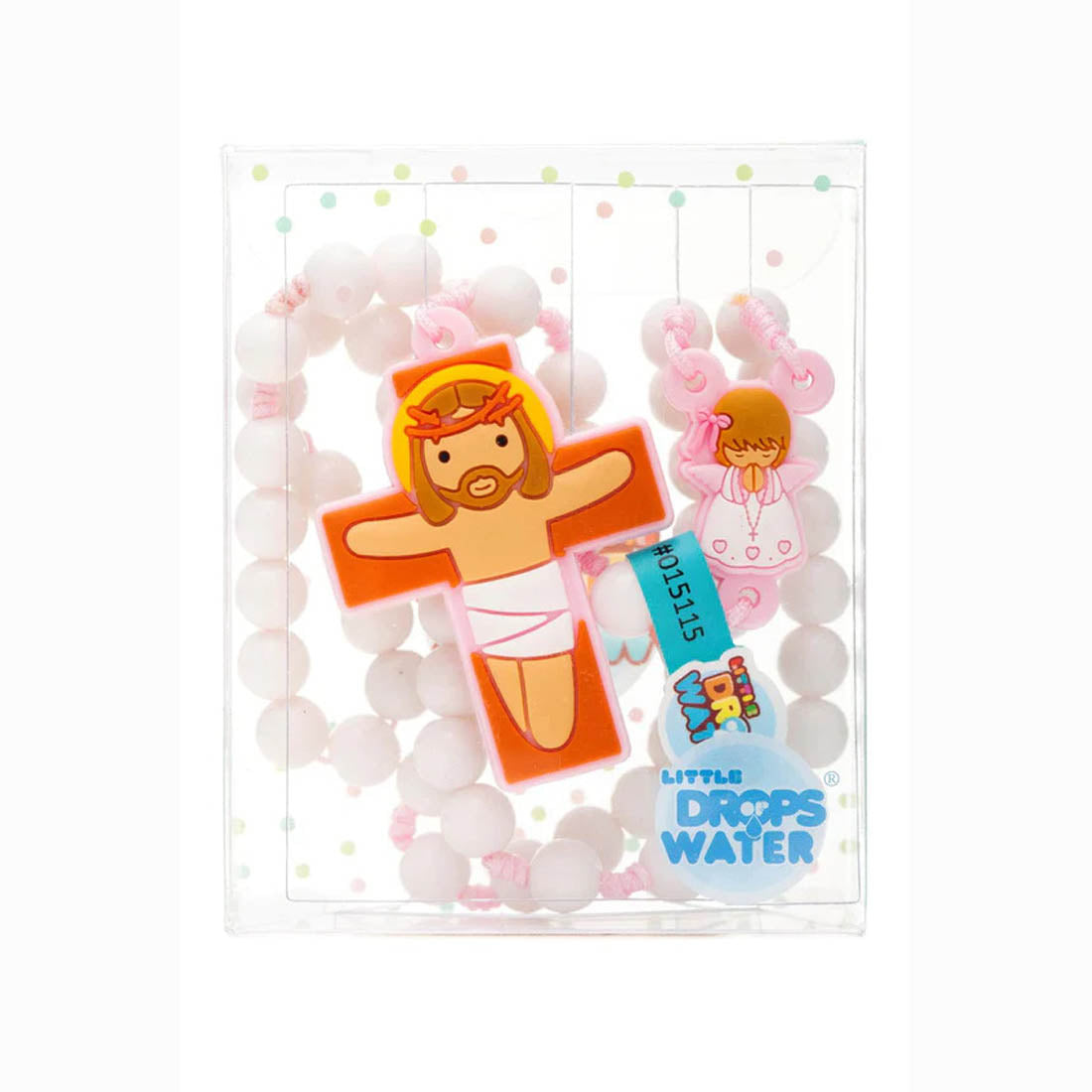 Little Drops of Water Pink Angel Baby Rosary