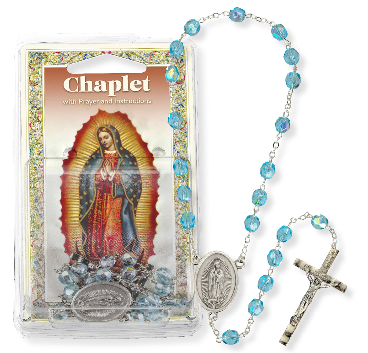 Our Lady Guadalupe Chaplet with Card 036X