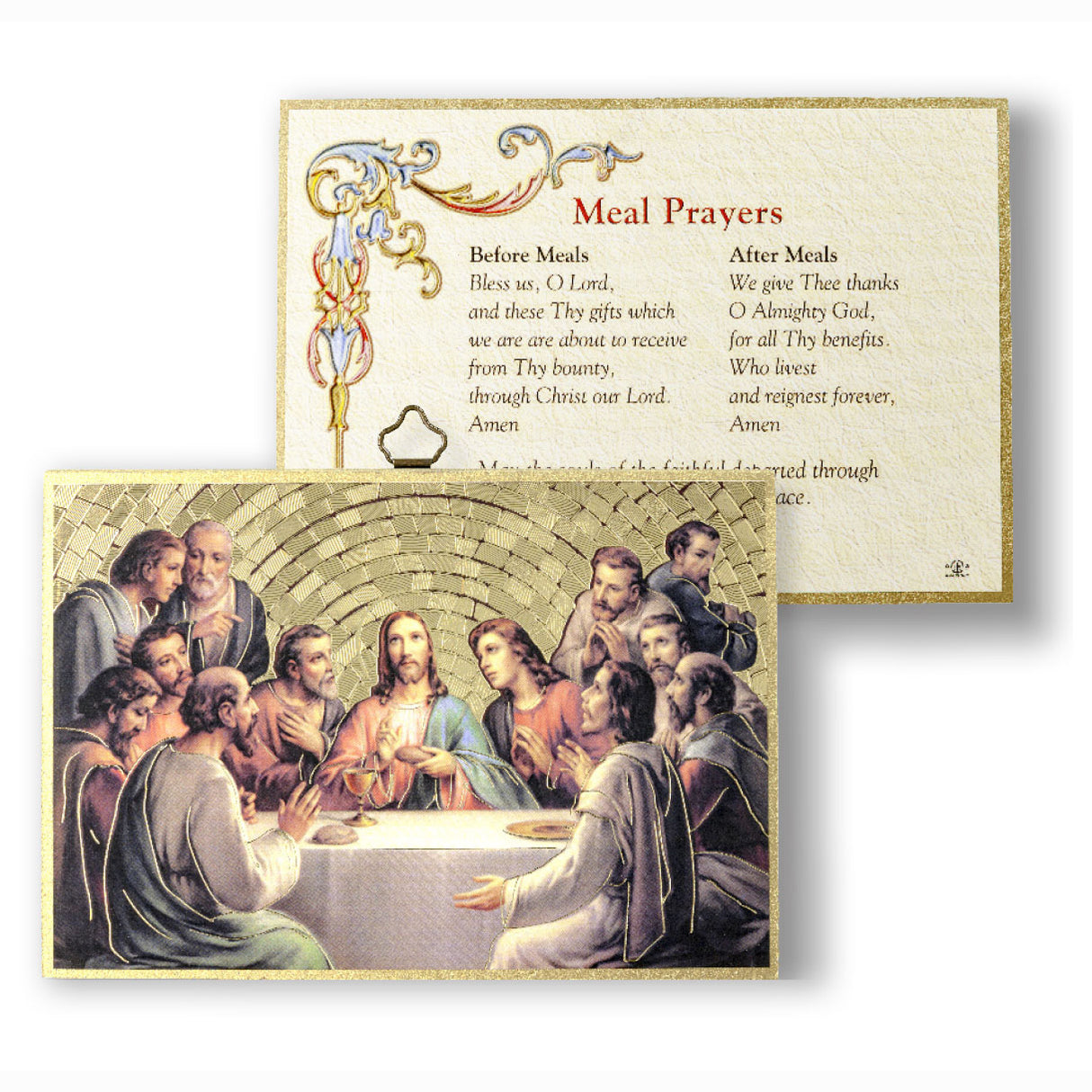 Last Supper Mosaic Plaque from Italy 4x6