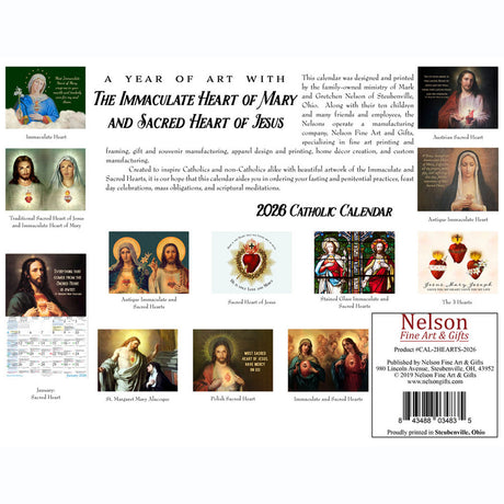 Bouguereau Catholic Liturgical Wall Calendar 2026