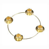 Brass Advent Wreath 11 Inch