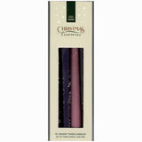10 inch Traditions Home Advent Candles in Pink & Purple