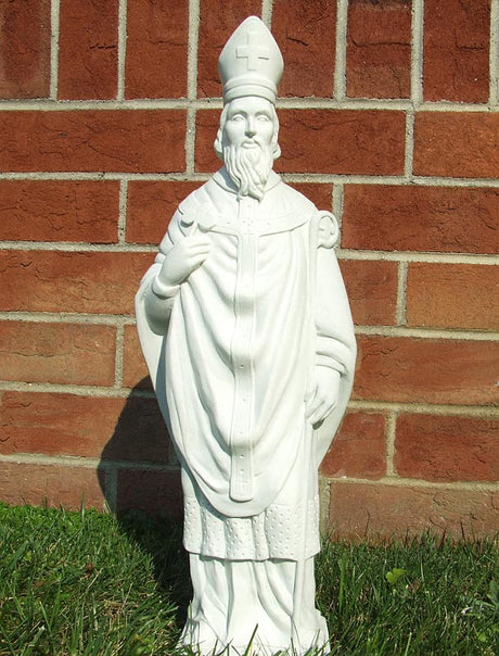 Saint Patrick Garden Statue in Granite Finish - 24 inch