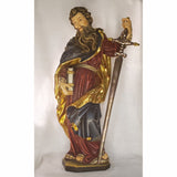 Handcarved Saint Paul with Sword Statue - 24 inches in height