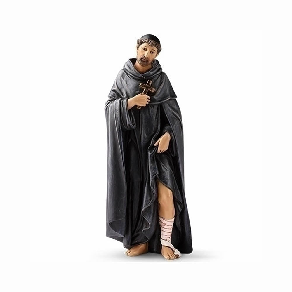 Saint Peregrine Statue - 6 inch  - from the Joseph Studio Collection