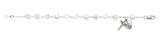 Aurora Crystal Heart Child Rosary Bracelet BR76M