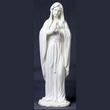 White Praying Virgin Statue - 11-3/4 inches tall