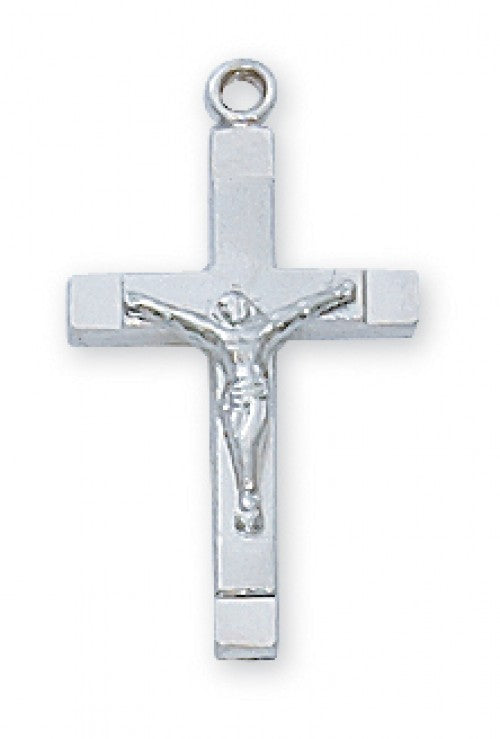 Sterling Silver Crucifix Necklace L8015