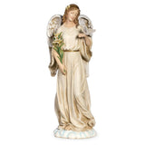 Garden Angel with Dove Statue - 24 inch