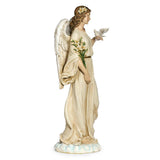 Garden Angel with Dove Statue - 24 inch