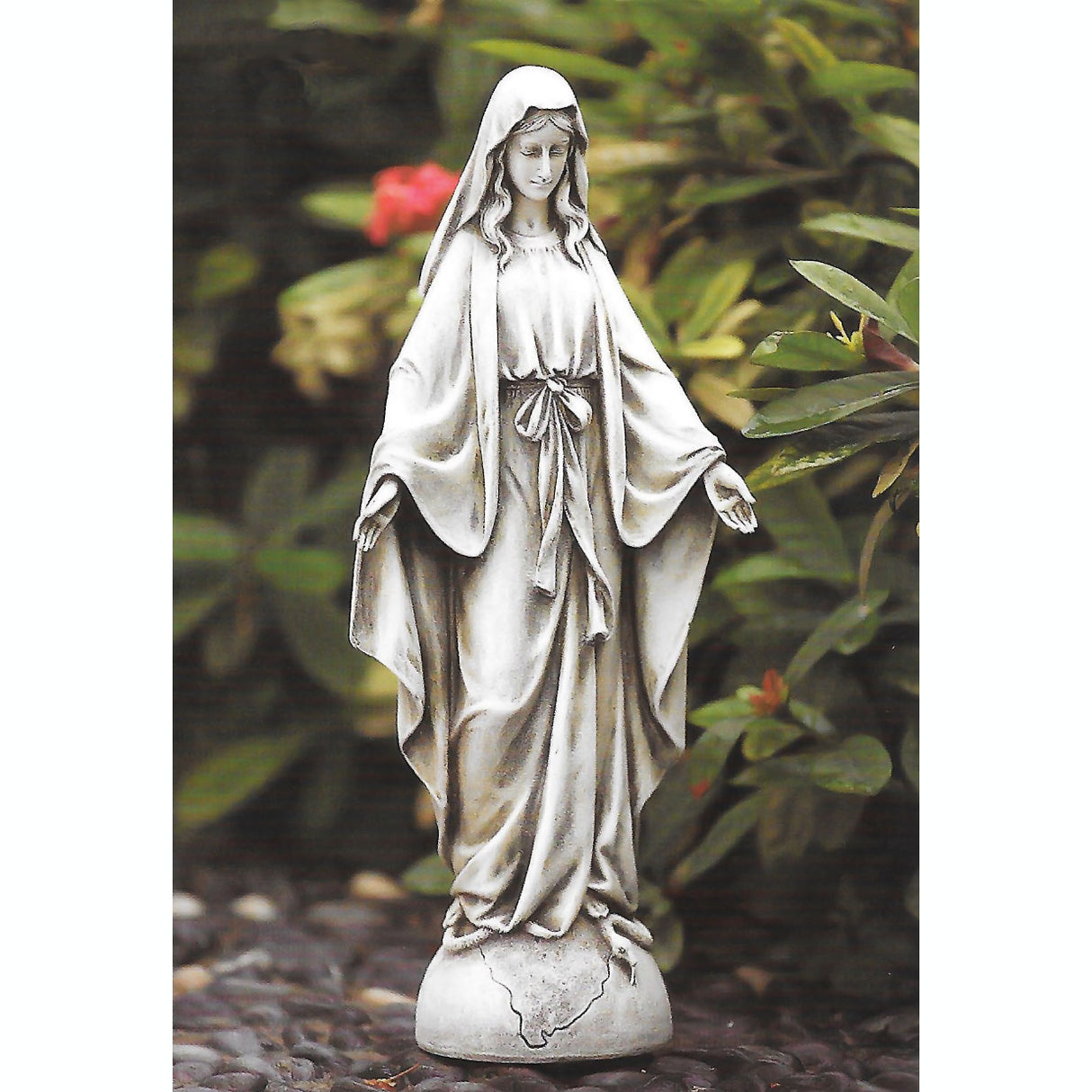 Our Lady of Grace Garden Statue - 14 inch - Joseph Studio Garden Collection