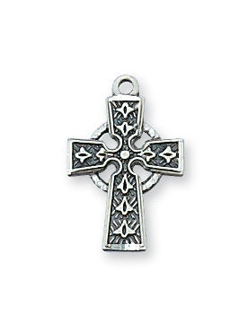Small Sterling Celtic Cross   L8023