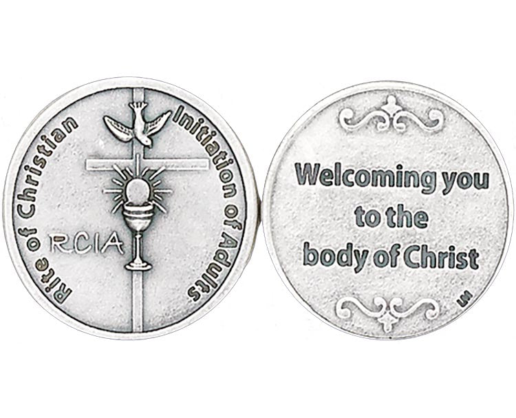 RCIA Silver Tone Token