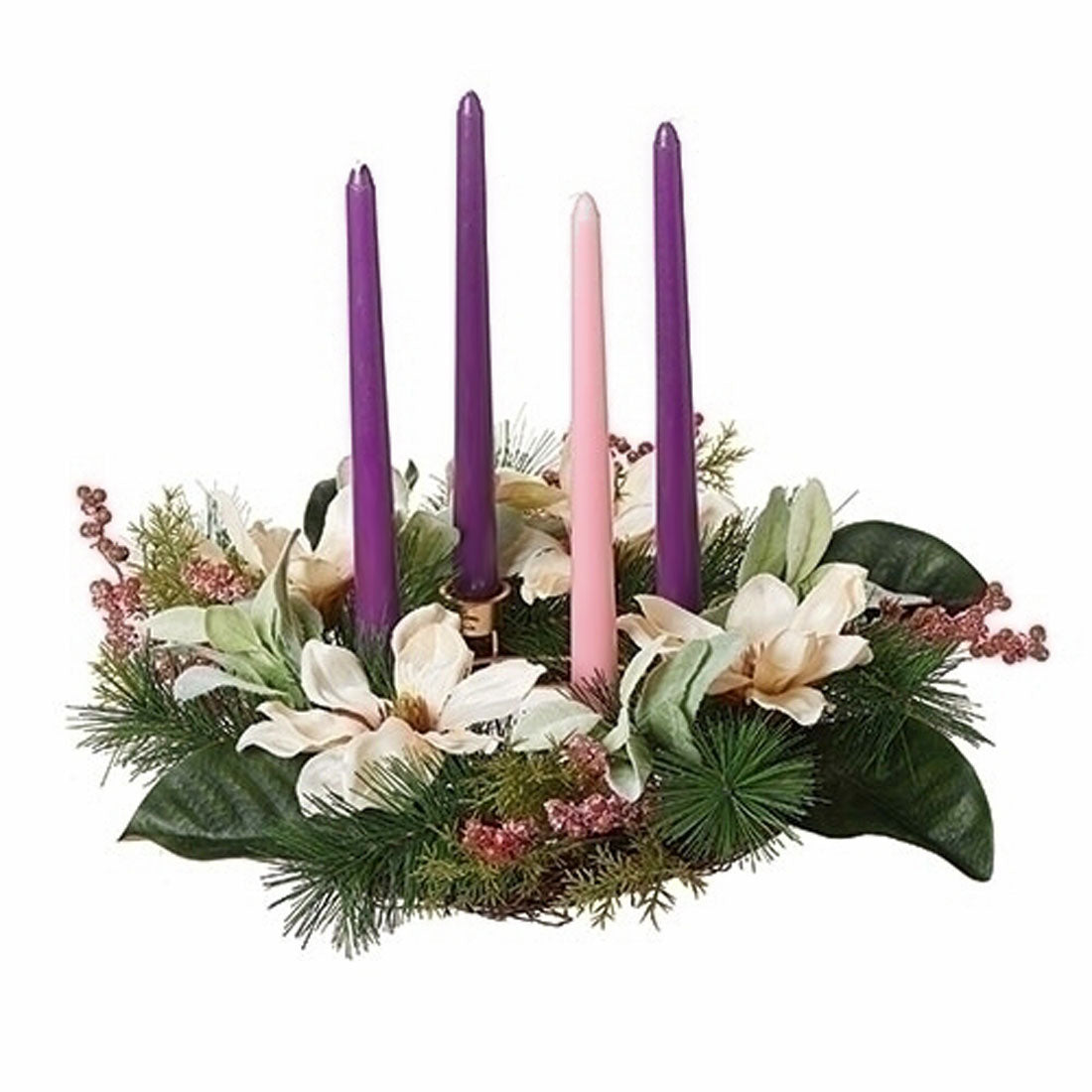 16 inch Magnolia Advent Wreath 136413