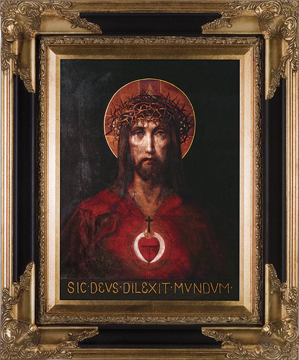 For God So Loved the World Framed Canvas