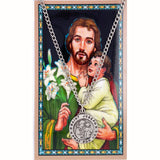 Saint Joseph Pewter Medal & Prayer Card Set  PSD600JS