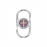 2 -1/2 inch St. Benedict Epoxied Double Carabiner Clip