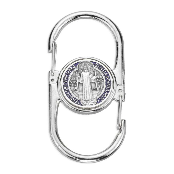 2 -1/2 inch St. Benedict Epoxied Double Carabiner Clip