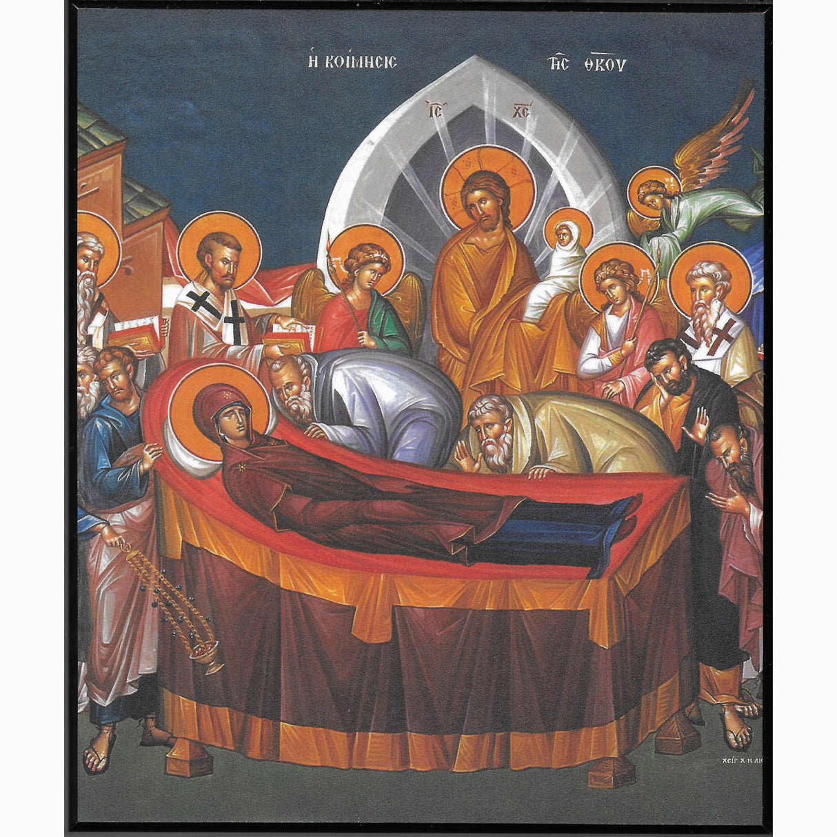 Dormition of the Mother of God Icon - 8x10 inch