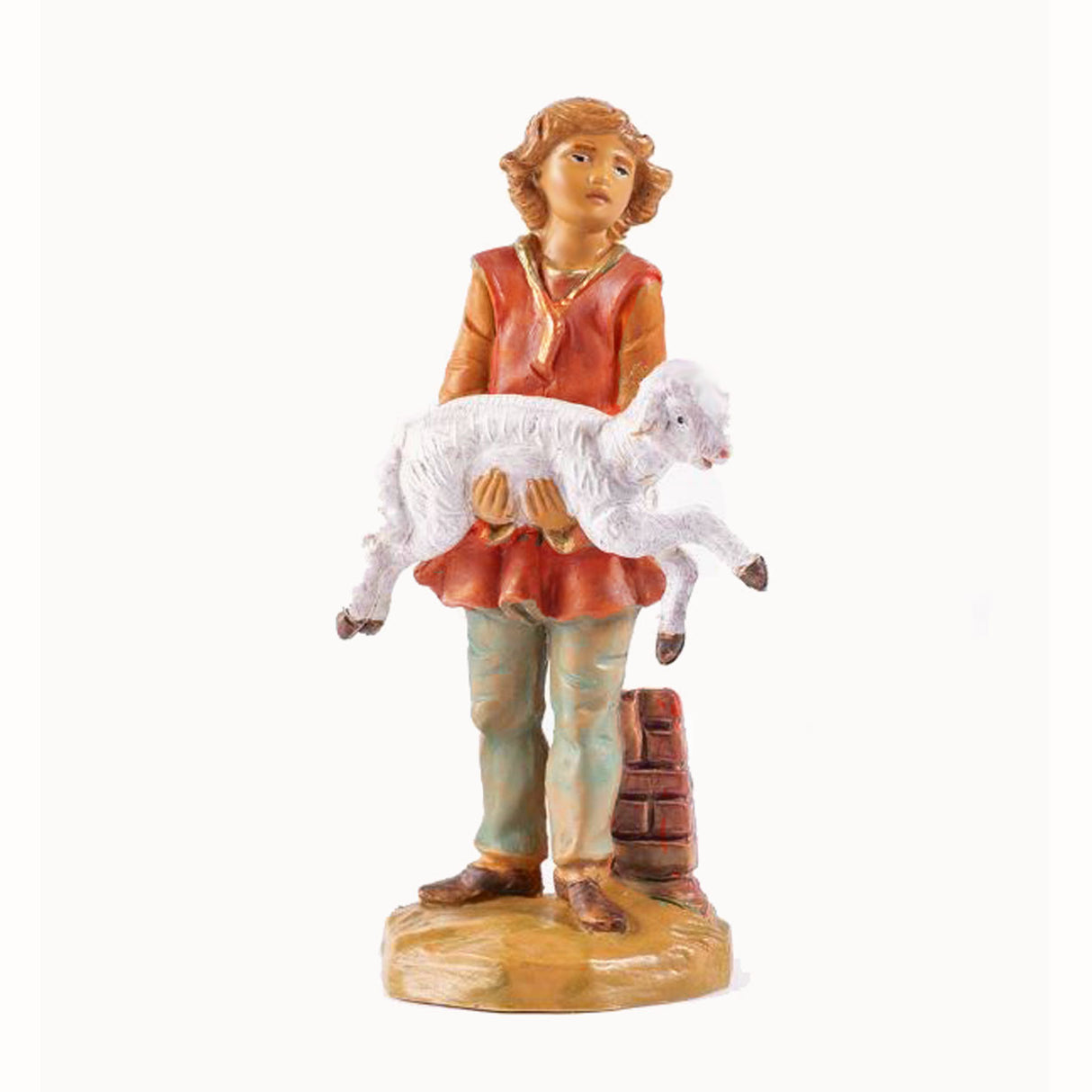 Ari, Young Shepherd with Sheep Fontanini Figure - 59817