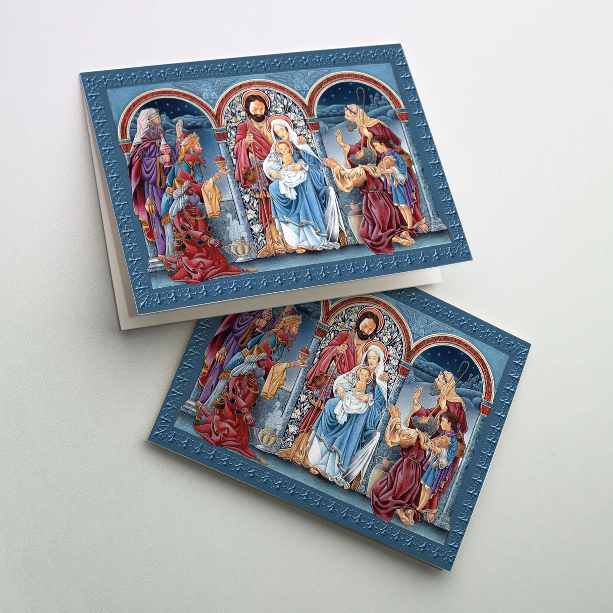 Mary Hold Your Baby Tight Majesty Christmas Cards