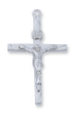 STERLING SILVER CRUCIFIX 24 INCH CHAIN L8086