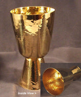 Gold Hammered Common Cup 715G