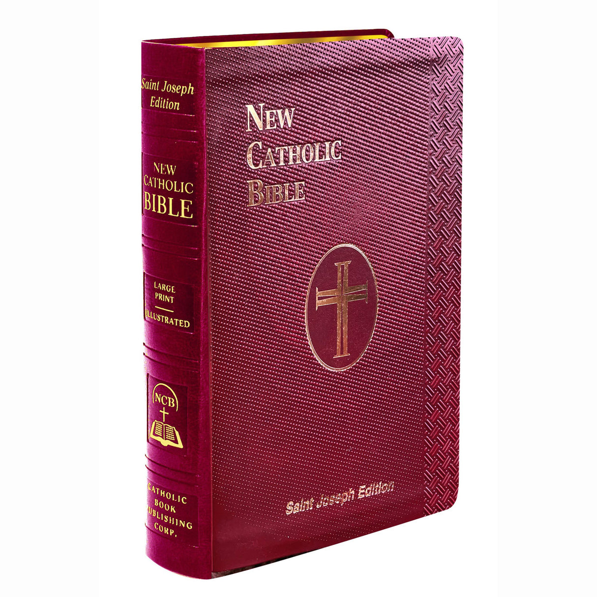 Burgundy Duralex Compact New Catholic Bible 606/19BG