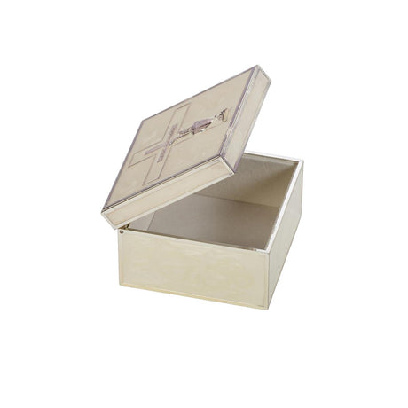 White & Silver Communion Keepsake Box - 19963