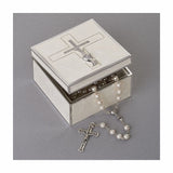 White & Silver Communion Keepsake Box - 19963