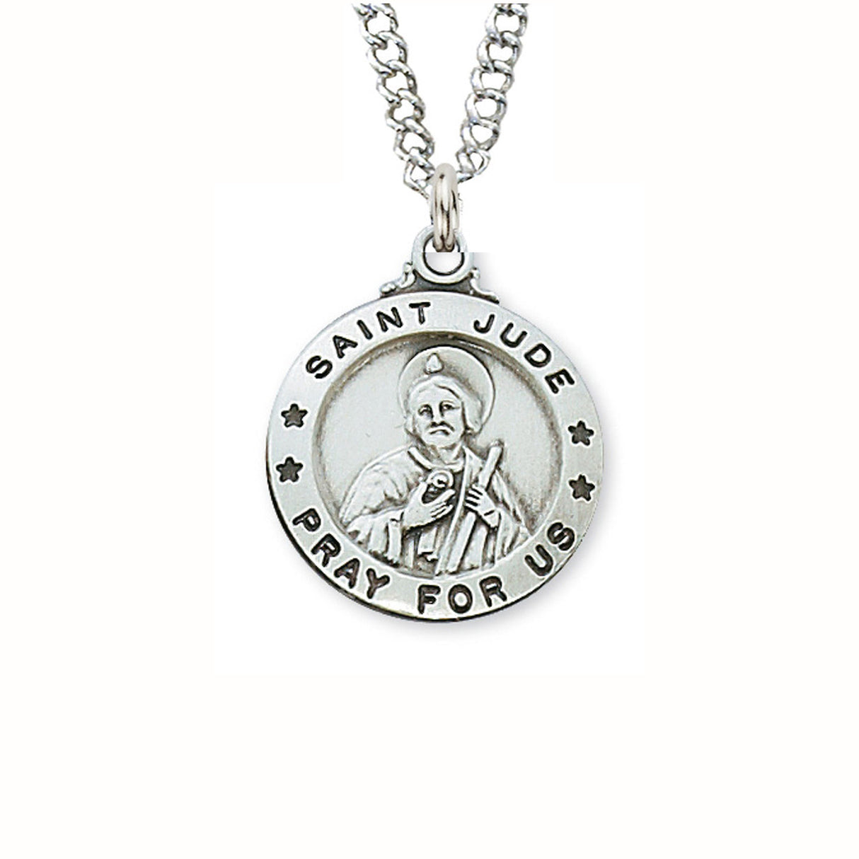 Saint Jude Sterling Silver Medal   L600JU