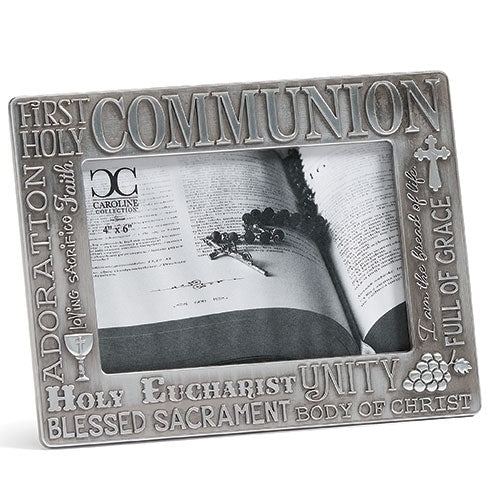 1st Communion Word Frame from the Caroline Collection