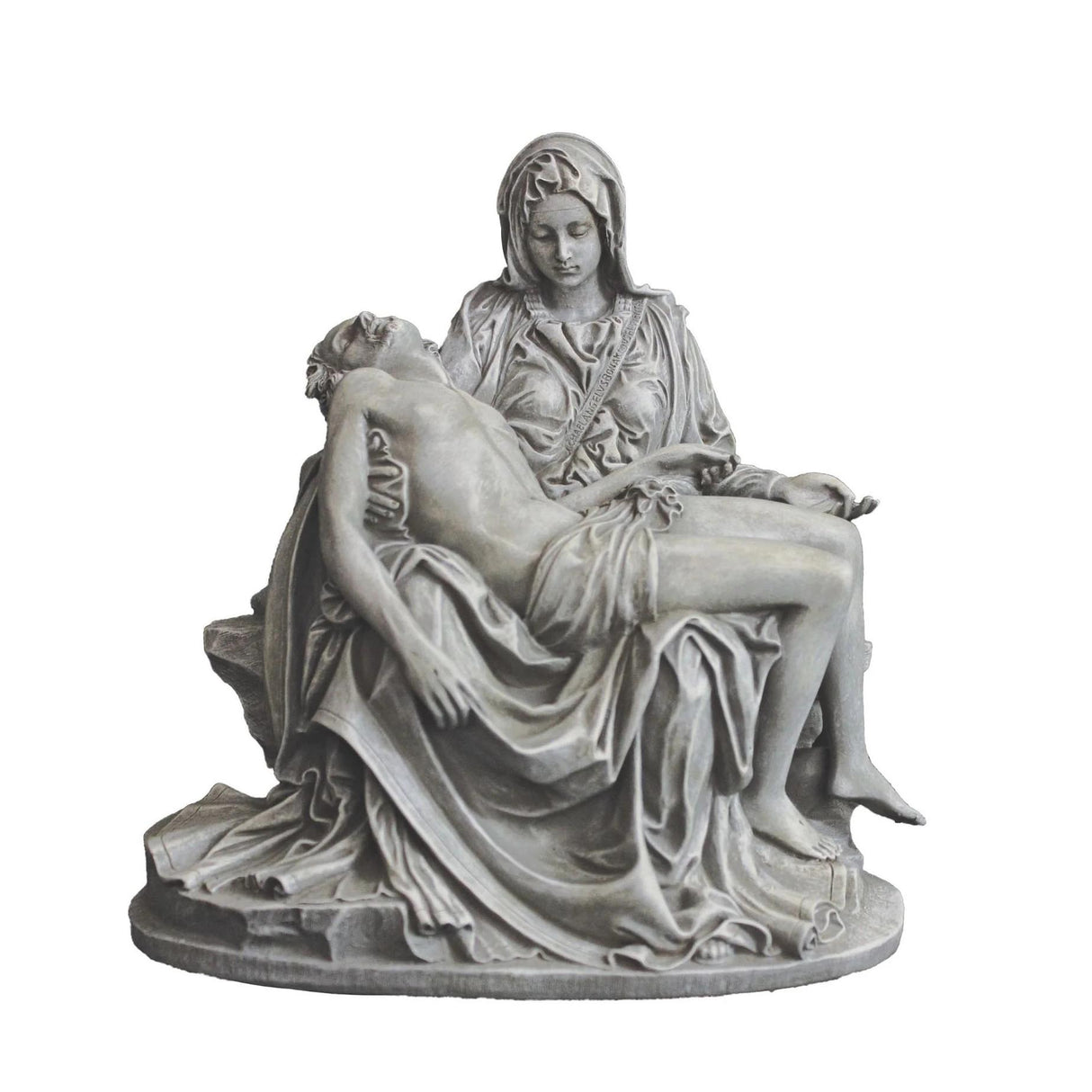 Stone Finish Pieta Statue 6.25 inch