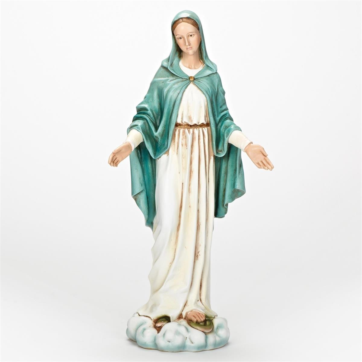 Full Color Our Lady of Grace Statue -24 inches tall - Joseph Studio Garden Colle