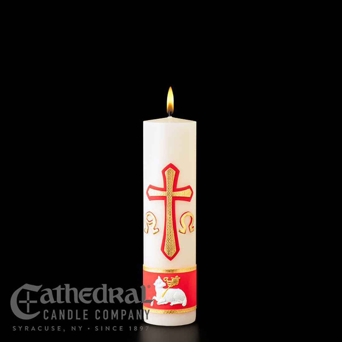 51% Beeswax Ornamented Chrio Candle