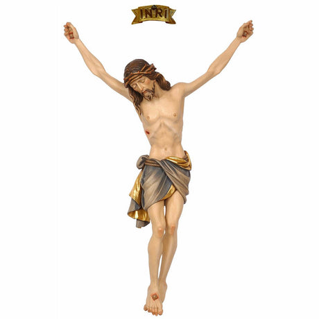 51 inch Siena Wood Carved Corpus in Full Color