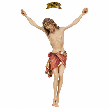 51 inch Siena Wood Carved Corpus in Full Color