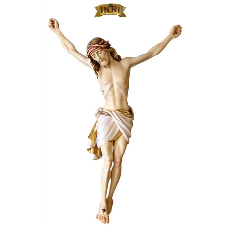 51 inch Siena Wood Carved Corpus in Full Color